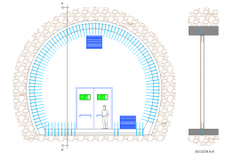 Cálculo estructura e instalación en túneles