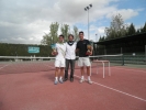Finalistas con el director del Open