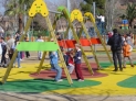 Columpios dos asientos para parques infantiles