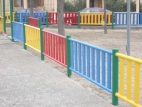 Valla para parques infantiles de colores AUNOR