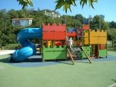 El castillo para parques infantiles