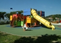 El castillo para parques infantiles