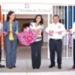 Inaugura albergue y parque infantil Iveth Dagnino