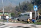 Comienzan las obras de construcción de un parque infantil en Infiesto, Asturias.