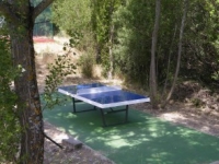 Mesas de ping pong.