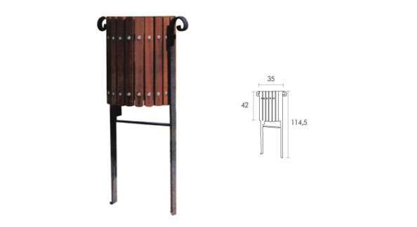 Papelera Fs-36 Tablillas