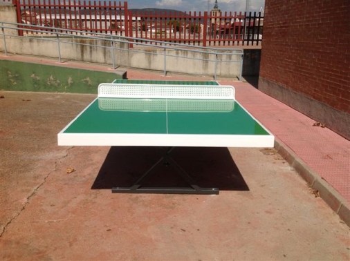 Mesa de ping pong antivandalica de exterior