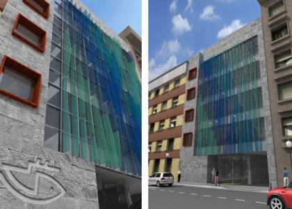Sede de la dirección provincial del Instituto Social de la Marina en Gijón (España)
