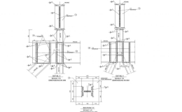 Estructura metálica de rampa de descarga