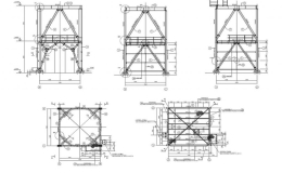 Estructura metálica para un soporte de silo