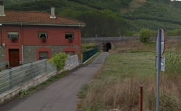 Construcción de paso inferior de la Carretera N-630. Pola de Gordón, León (España)