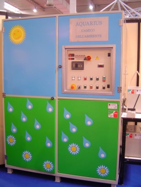 Depurador para aguas contaminadas por colas