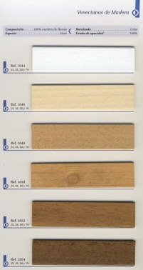 5 COLORES VENECIANA MADERA